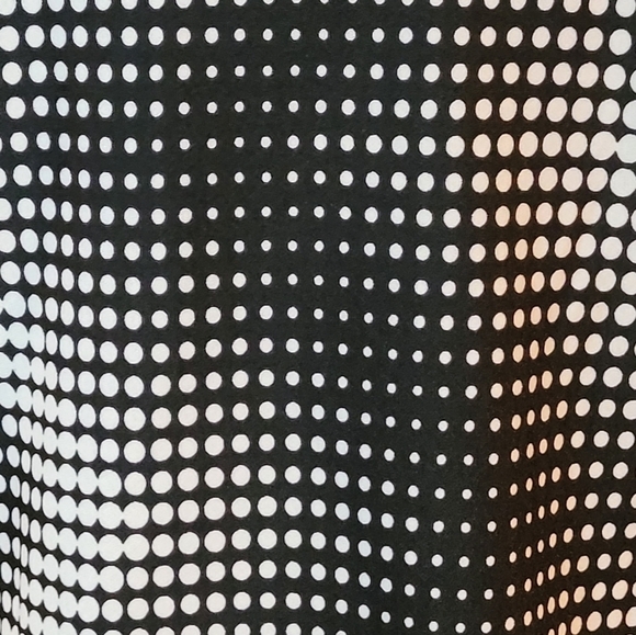 FORGET ME NOT Geometric Polka Dot V Neck Top, Size XL - Picture 5 of 11